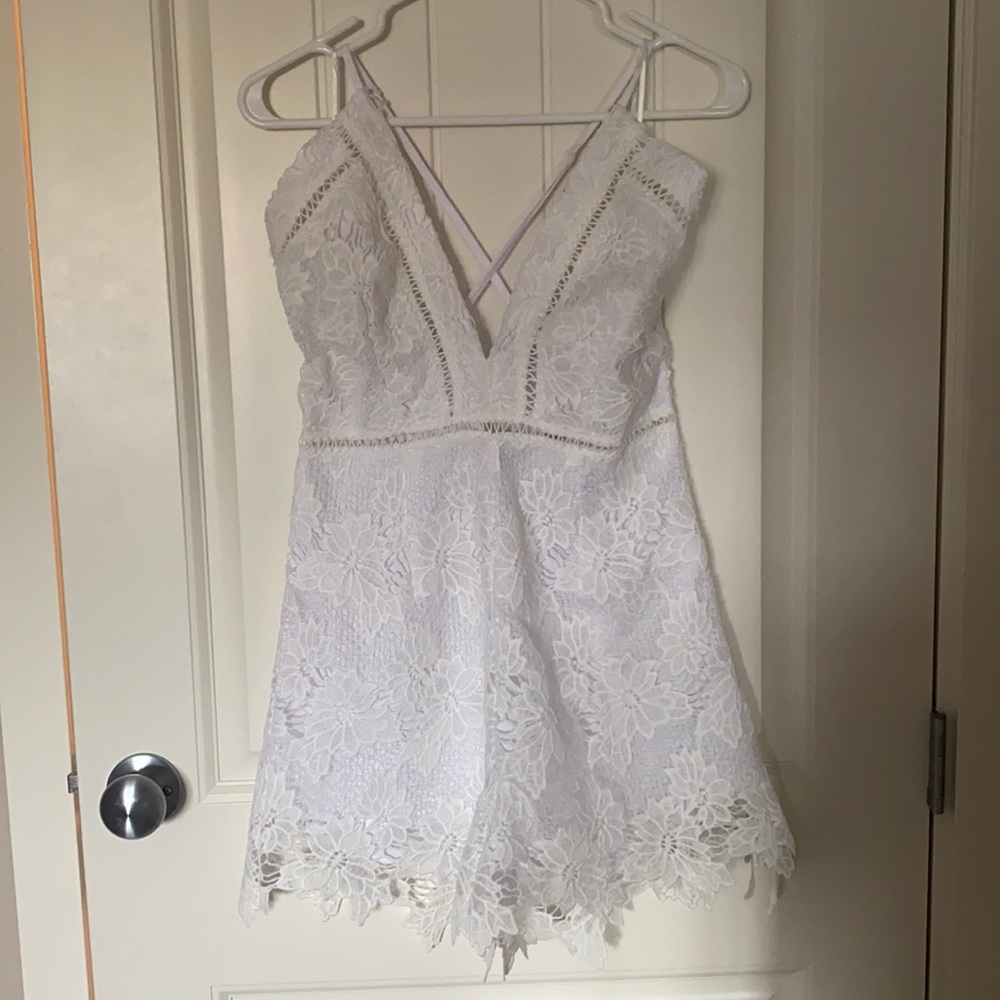 Revolve White Jumpsuit